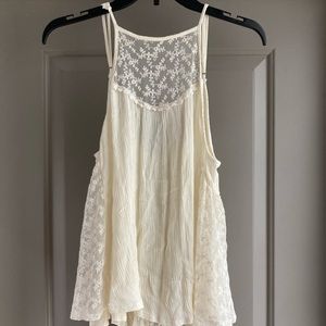 Ivory Bohemian Floral Lace Camisole